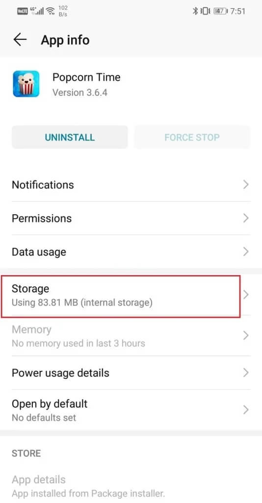 Now-click-on-the-Storage-option-534x1024-1 كيفية إيقاف تشغيل الوضع الآمن على Android