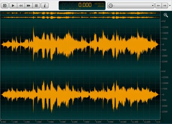 OcenAudio أفضل 13 برنامج التسجيل الصوتي لنظام التشغيل Mac