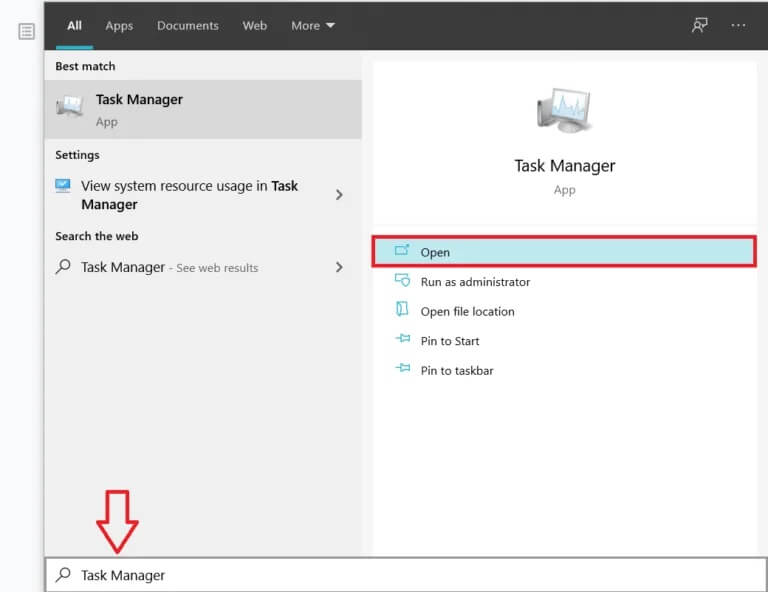 Open-Task-Manager-by-right-clicking-on-the-Taskbar-and-then-selecting-the-same-768x592-1 7 طرق لإصلاح عرض شريط المهام في وضع ملء الشاشة
