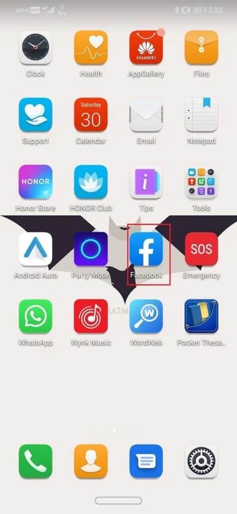 Open-the-Facebook-app-on-your-device-473x1024-1 3 طرق لتسجيل الخروج من Facebook Messenger