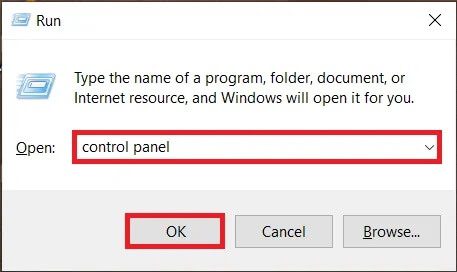 Open-the-Run-command-box-type-control-or-control-panel-and-press-the-enter ما هي خدمة Bonjour على نظام التشغيل Windows 10؟