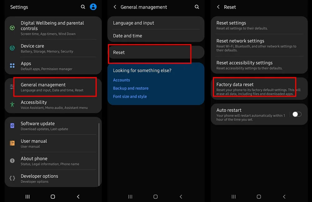 Open-your-phone’s-Settings-and-select-Backup-Reset.-Then-select-“Factory-data-reset” تمكين أو تعطيل خيارات المطور على هاتف Android