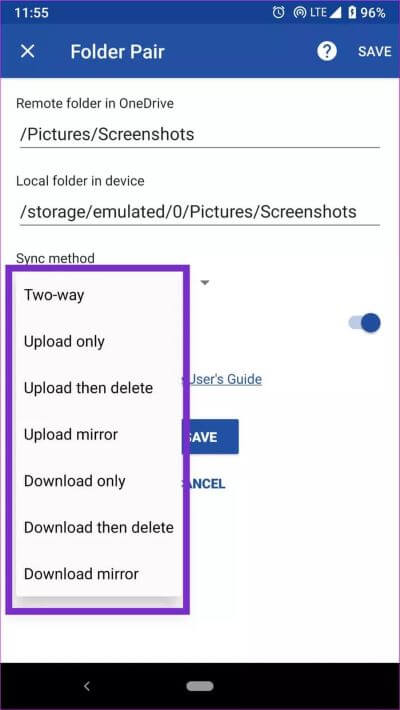 كيفية تعيين مجلدات Android للمزامنة التلقائية باستخدام OneDrive - %categories