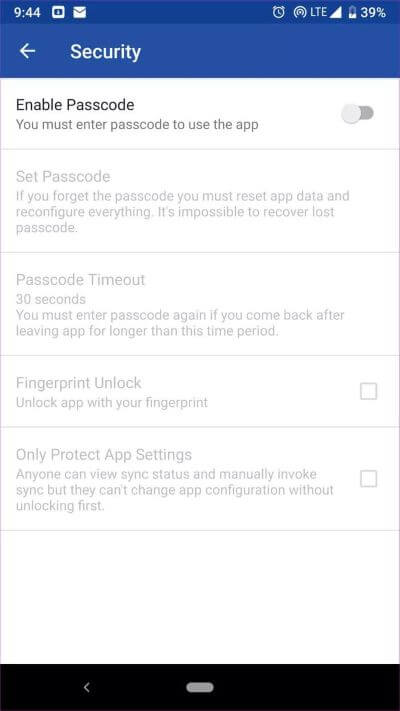 Passcode_935adec67b324b146ff212ec4c69054f كيفية تعيين مجلدات Android للمزامنة التلقائية باستخدام OneDrive