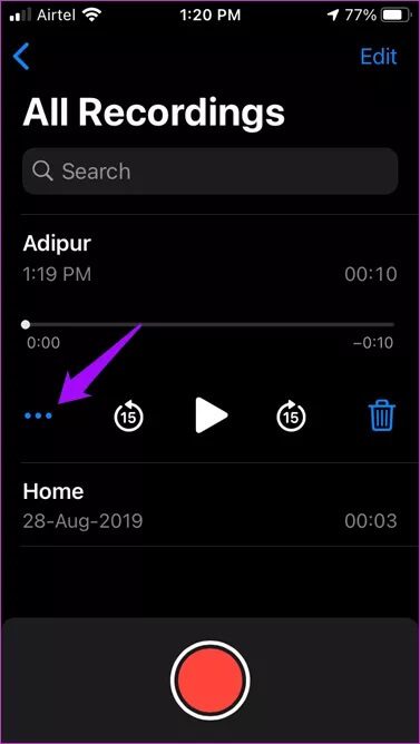 Reduce-Background-Noise-in-Voice-Memos-on-iPhone-4_4d470f76dc99e18ad75087b1b8410ea9 كيفية الحد من ضجيج الخلفية في المذكرات الصوتية Voice Memos على iPhone