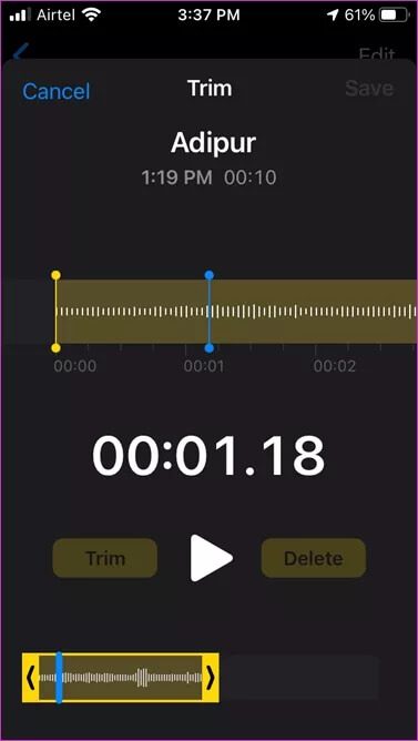 Reduce-Background-Noise-in-Voice-Memos-on-iPhone-9_4d470f76dc99e18ad75087b1b8410ea9 كيفية الحد من ضجيج الخلفية في المذكرات الصوتية Voice Memos على iPhone