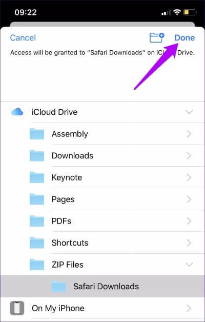 كيفية تغيير موقع التنزيل في Safari على iOS 13 و iPadOS - %categories