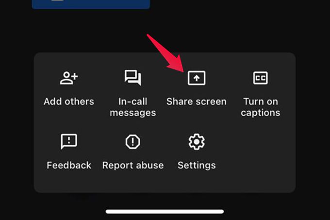 Share-Screen-to-Google-Meet-from-Gmail-App-on-iPhon كيفية مشاركة شاشة iPhone في Google Meet