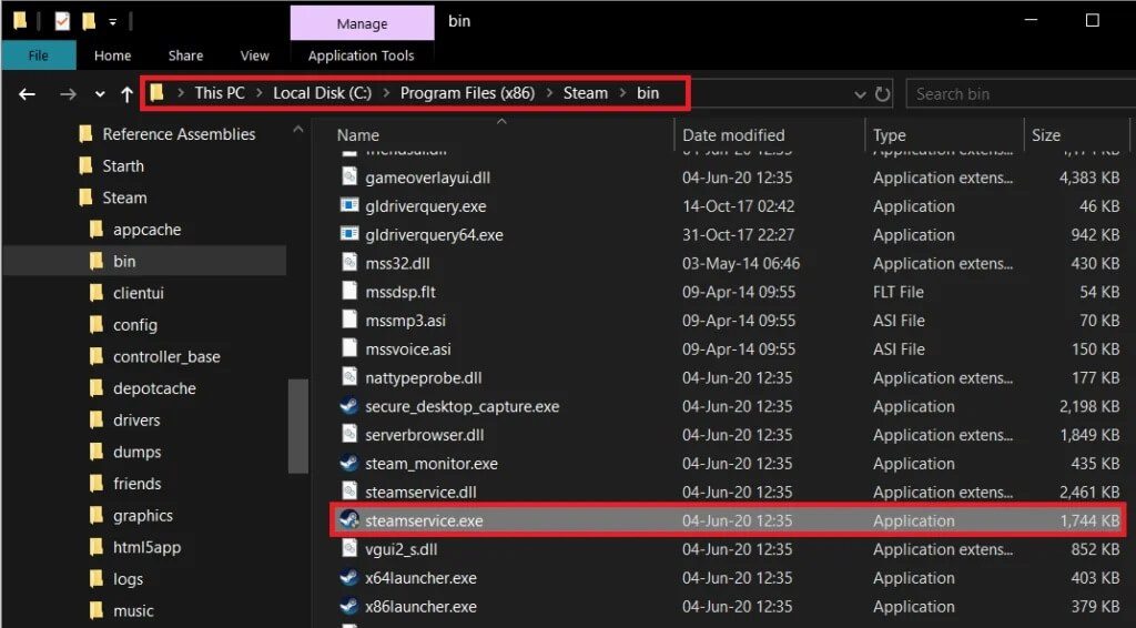 Simply-right-click-on-its-shortcut-icon-and-select-Open-File-Location-1024x566-1 إصلاح أخطاء خدمة Steam عند تشغيل Steam