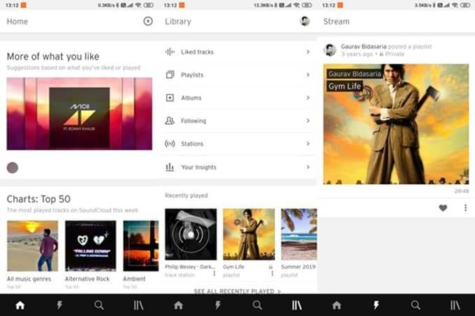 SoundCloud-App-User-Interface SoundCloud مقابل Spotify: أفضل خدمة بث موسيقى في عام 2021