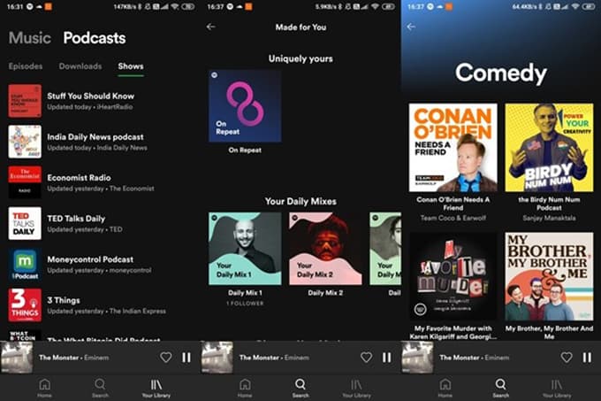 Spotify-Podcasts-and-Playlists SoundCloud مقابل Spotify: أفضل خدمة بث موسيقى في عام 2021