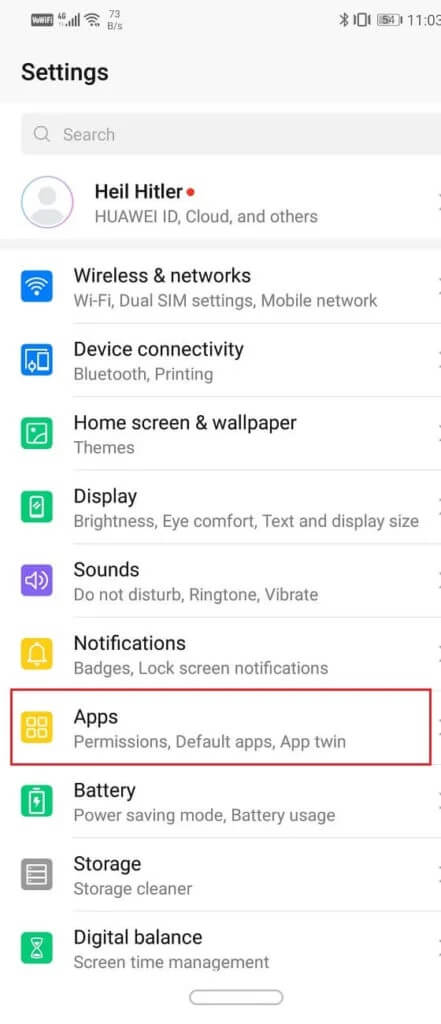 Tap-on-the-Apps-option-441x1024-1 8 طرق لإصلاح مشاكل تنزيل رسائل الوسائط المتعددة MMS