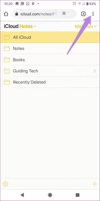 View-apple-notes-on-android-4_4d470f76dc99e18ad75087b1b8410ea9 كيفية عرض Apple Notes على Android