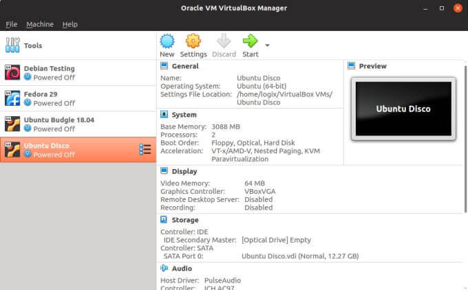 VirtualBox-VMWare-alternative أفضل 12 بديل لبرامج Windows لنظام التشغيل Linux: مثل Adobe Photoshop و MS Office والمزيد