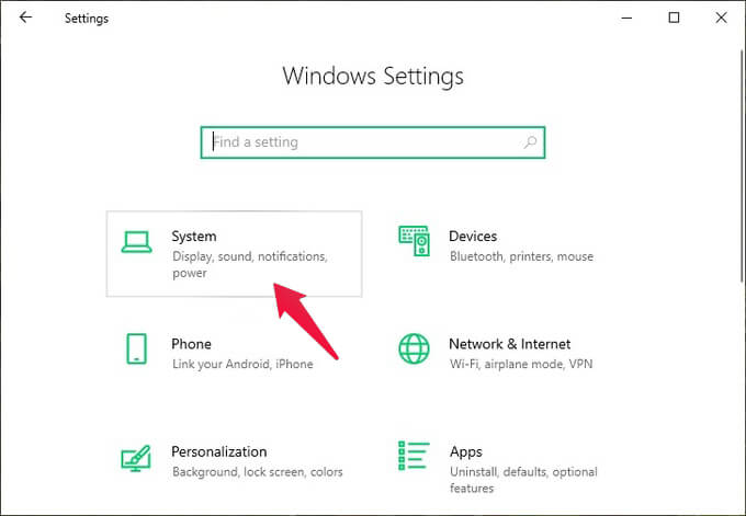 Windows-10-Settings كيفية زيادة حساسية الميكروفون في Windows 10