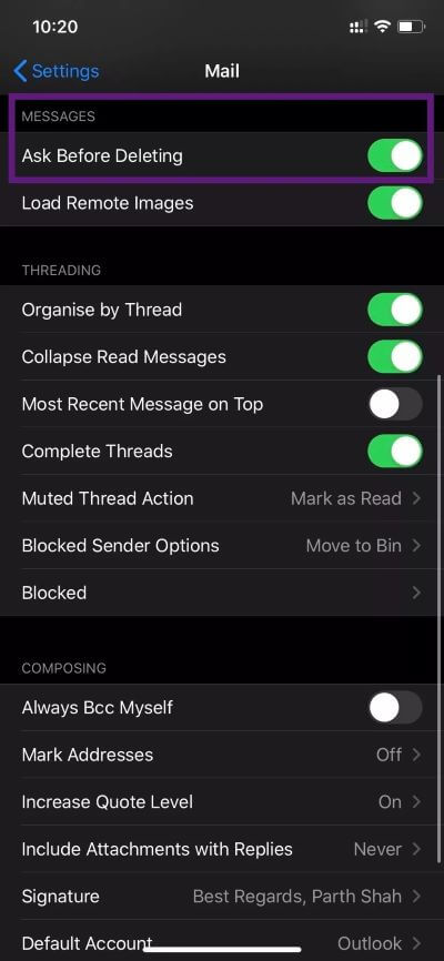 ask-before-deleting_4d470f76dc99e18ad75087b1b8410ea9 أهم 11 نصيحة وخدعة من Apple Mail لاستخدامه كالمحترفين