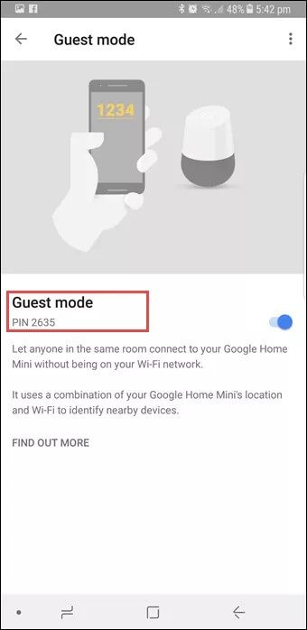 cast-on-Google-home-mini-without-wifi-8_4d470f76dc99e18ad75087b1b8410ea9 كيفية تمكين وضع ضيف Google Home للإرسال بدون شبكة Wi-Fi