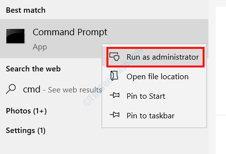 cmd_run_as_administrator كيفية إصلاح خطأ تحديث Windows 10 0x80240061