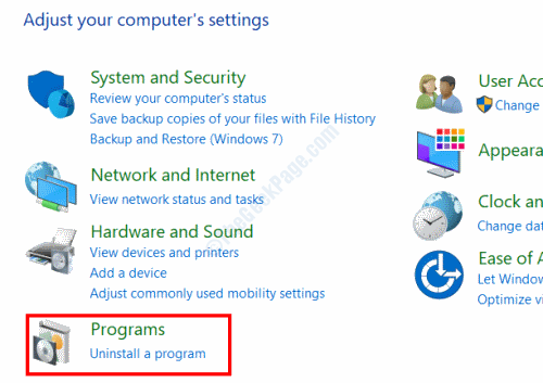 cp_programs كيفية إصلاح خطأ تحديث Windows 10 0x80240061