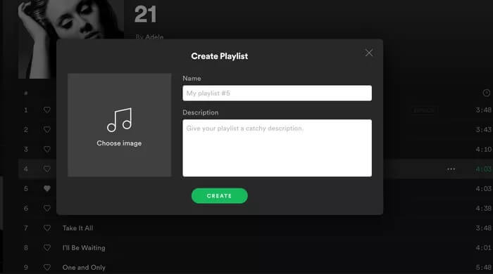 create-spotify-playlist_935adec67b324b146ff212ec4c69054f أفضل 11 اختصار لوحة مفاتيح لـ Spotify على Windows و Mac