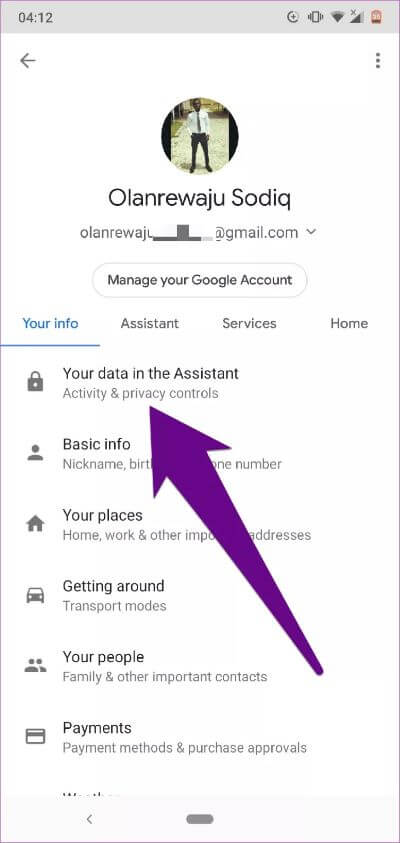 delete-google-assistant-history-android-05_4d470f76dc99e18ad75087b1b8410ea9 كيفية حذف سجل تاريج Google Assis­tant على Android