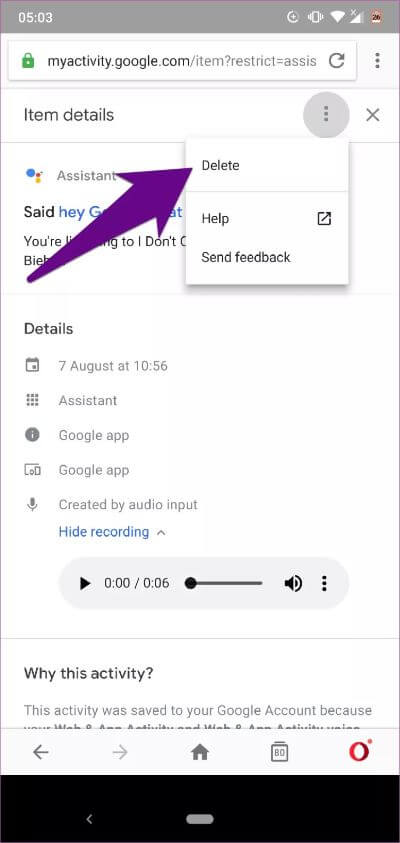 delete-google-assistant-history-android-10_4d470f76dc99e18ad75087b1b8410ea9 كيفية حذف سجل تاريج Google Assis­tant على Android