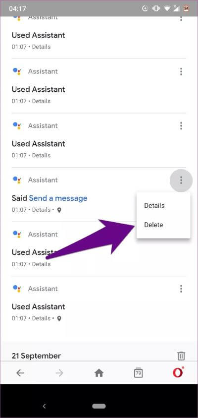 كيفية حذف سجل تاريج Google Assis­tant على Android - %categories