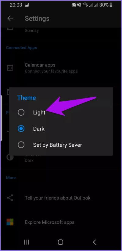 disable-dark-mode-apps-outlook-theme-options_191017_221120_4d470f76dc99e18ad75087b1b8410ea9 كيفية تعطيل الوضع الداكن في التطبيقات الشائعة