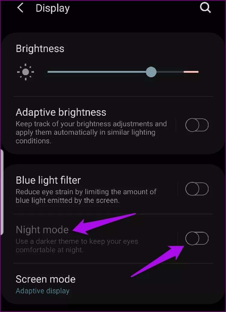 disable-dark-mode-devices-android-display-night-mode_4d470f76dc99e18ad75087b1b8410ea9 كيفية تعطيل الوضع الداكن في أنظمة التشغيل Windows 10 و macOS و Android و iOS
