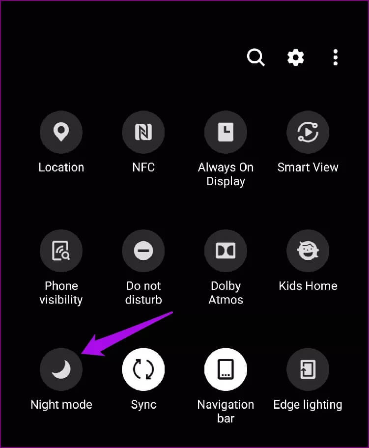 disable-dark-mode-devices-android-quick-settings-night-mode_4d470f76dc99e18ad75087b1b8410ea9 كيفية تعطيل الوضع الداكن في أنظمة التشغيل Windows 10 و macOS و Android و iOS