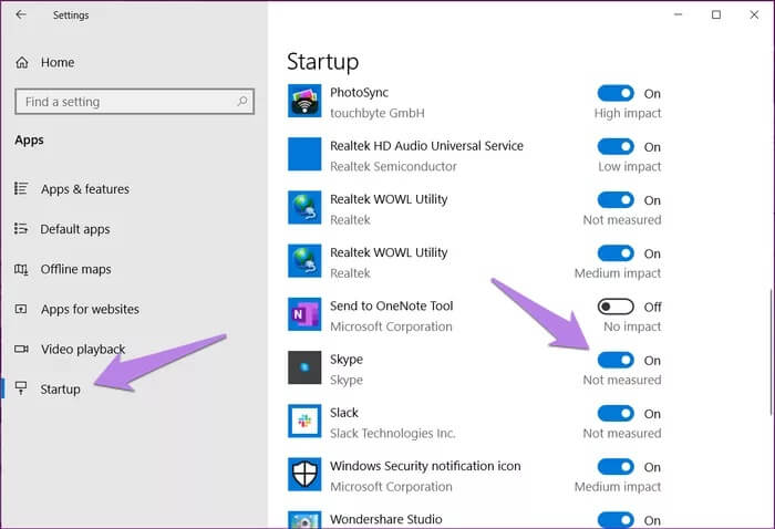 أفضل 5 طرق لتعطيل Skype عند بدء التشغيل في Windows 10 - %categories