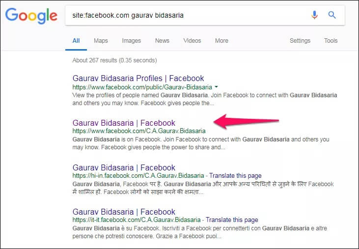 facebook-query-on-google-search_4d470f76dc99e18ad75087b1b8410ea9 4 طرق للبحث في Facebook بدون حساب