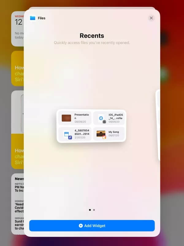 how-to-use-widgets-on-ipad-10_4d470f76dc99e18ad75087b1b8410ea9 دليل كامل لإضافة واستخدام الويدجت widgets على iPad
