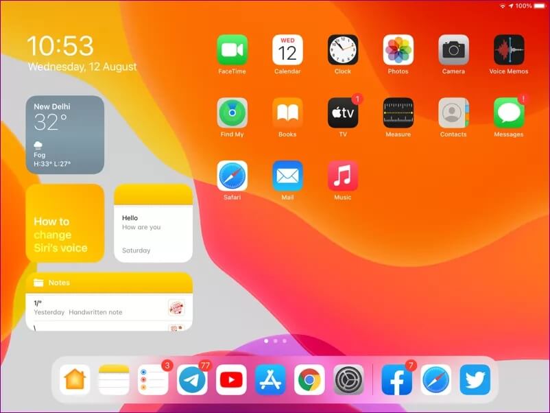 how-to-use-widgets-on-ipad-13_4d470f76dc99e18ad75087b1b8410ea9 دليل كامل لإضافة واستخدام الويدجت widgets على iPad