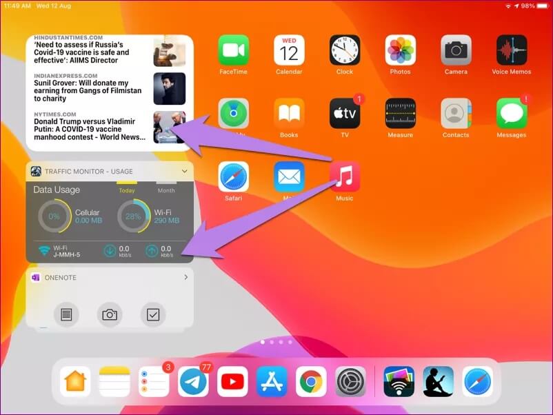 how-to-use-widgets-on-ipad-16_4d470f76dc99e18ad75087b1b8410ea9 دليل كامل لإضافة واستخدام الويدجت widgets على iPad