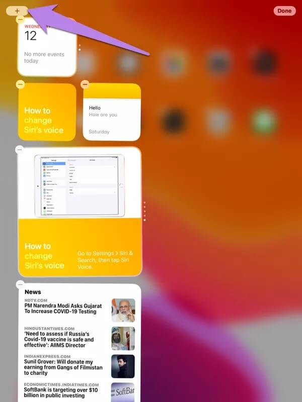how-to-use-widgets-on-ipad-8_4d470f76dc99e18ad75087b1b8410ea9 دليل كامل لإضافة واستخدام الويدجت widgets على iPad