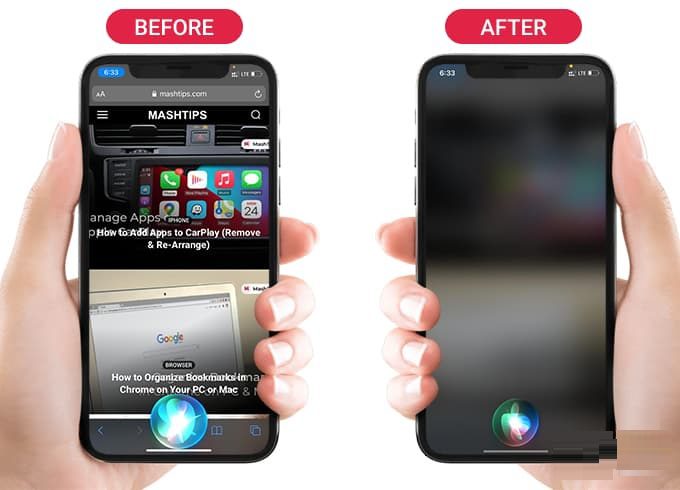 iOS-14-Siri-vs-Old-Full-Screen-Siri-Interface كيفية الحصول على شاشة كاملة Siri على iPhone بعد تحديث iOS 14