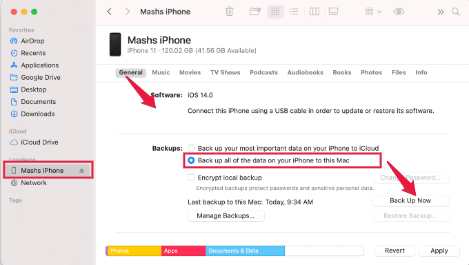 كيفية عمل نسخة احتياطية من iPhone عبر WiFi إلى Mac - %categories