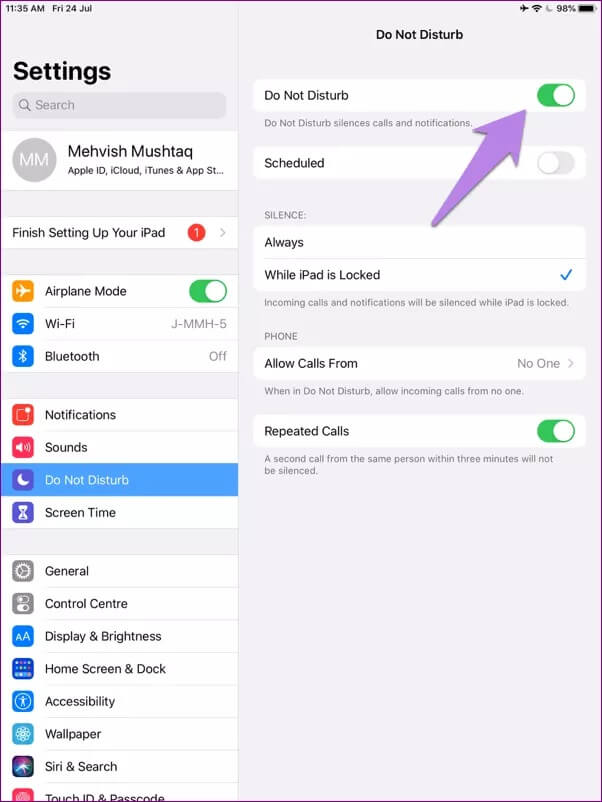 ipad-notification-sound-not-working-8_4d470f76dc99e18ad75087b1b8410ea9 أهم 11 طريقة لإصلاح عدم عمل أصوات الإشعارات على iPad