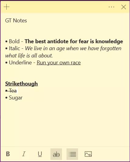 أفضل 9 اختصارات لوحة المفاتيح لـ Sticky Notes على Windows 10 - %categories