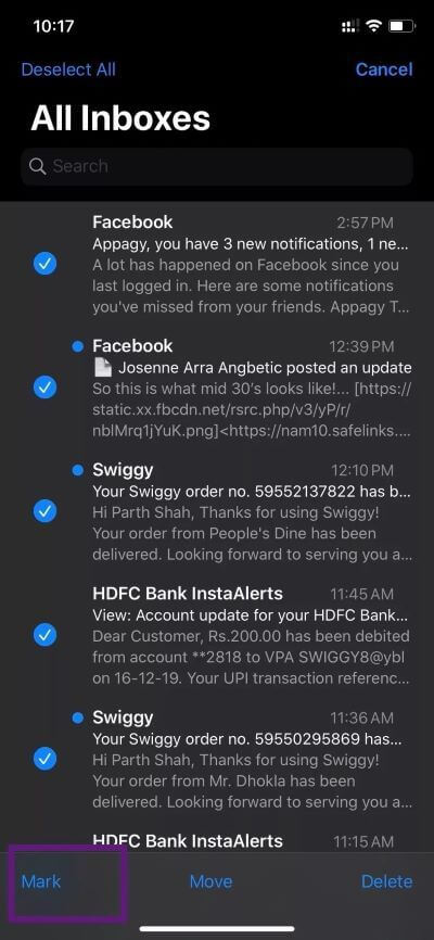 mark-read_4d470f76dc99e18ad75087b1b8410ea9 أهم 11 نصيحة وخدعة من Apple Mail لاستخدامه كالمحترفين
