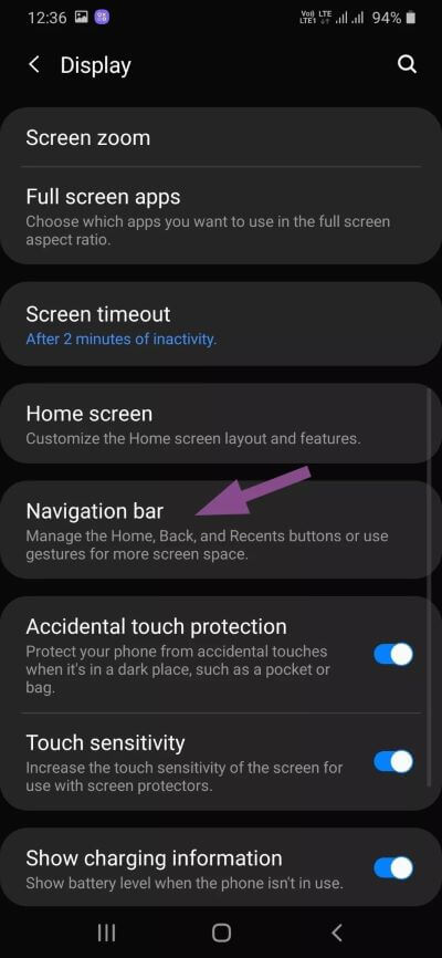navigation-bar_4d470f76dc99e18ad75087b1b8410ea9 كيفية إخفاء شريط التنقل في Samsung One UI