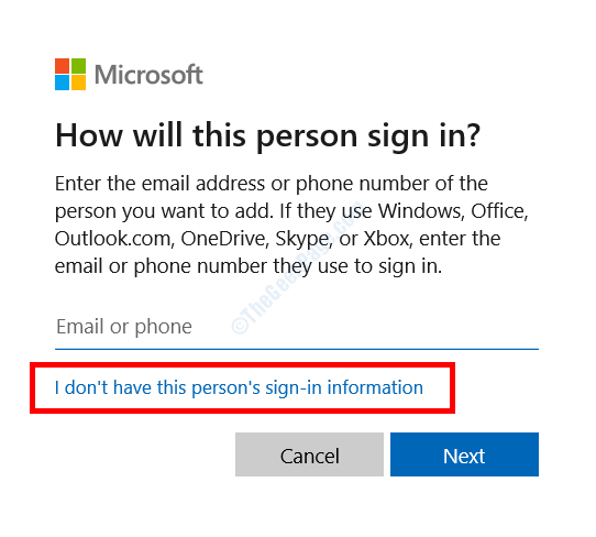 no_sign_in_information كيفية إصلاح خطأ 0xc00d36cb في نظام التشغيل Windows 10
