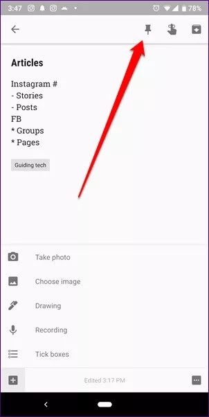 كيفية تنظيم الملاحظات الخاصة بك في Google Keep - %categories