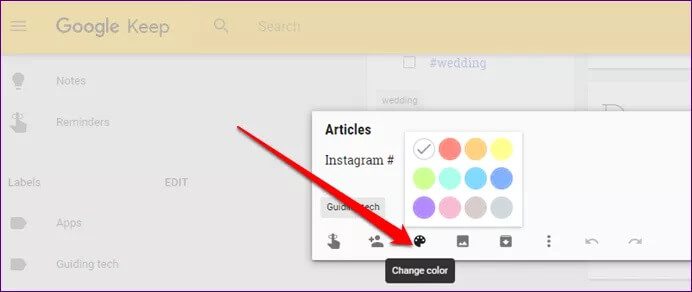 كيفية تنظيم الملاحظات الخاصة بك في Google Keep - %categories