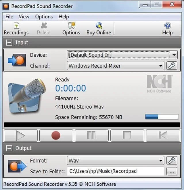 recordpad أفضل 13 برنامج التسجيل الصوتي لنظام التشغيل Mac