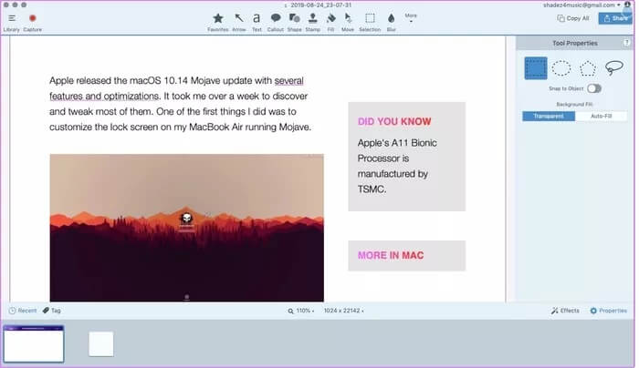 snagit-screenshot-2-macos_935adec67b324b146ff212ec4c69054f أفضل 4 أدوات مذهلة لالتقاط لقطات شاشة متحركة على نظام macOS