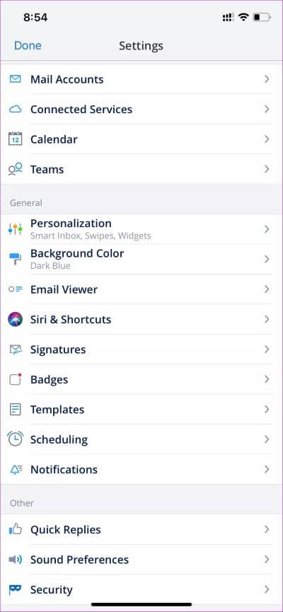 spark-options_4d470f76dc99e18ad75087b1b8410ea9 أفضل 5 بدائل لـ Apple Mail لأجهزة iPhone