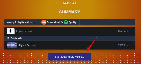 transfer-playlists-from-soundcloud-to-spotify-18 كيفية نقل قوائم التشغيل من SoundCloud إلى Spotify