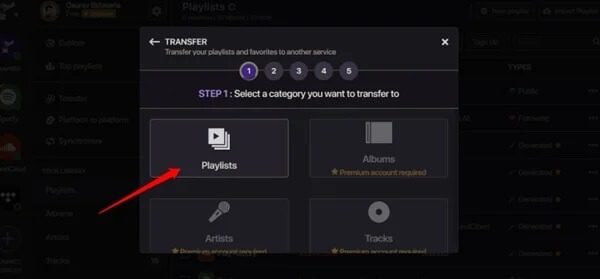 transfer-playlists-from-soundcloud-to-spotify-7 كيفية نقل قوائم التشغيل من SoundCloud إلى Spotify